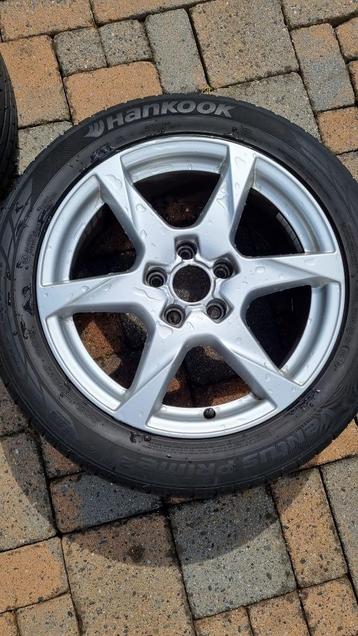 17 Inch Audi A4 velgen + Hankook zomerbanden beschikbaar voor biedingen