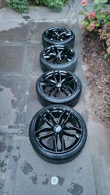 19 inch 5x112 audi velgen met goede zomerbanden beschikbaar voor biedingen