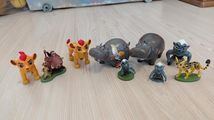 Disney leeuwenwacht poppetjes, Verzamelen, Poppetjes en Figuurtjes, Zo goed als nieuw, Ophalen of Verzenden
