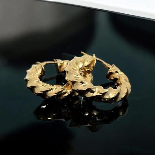 Prachtige Gouden Oorbellen - 14 karaat, Sieraden, Tassen en Uiterlijk, Oorbellen, Ophalen of Verzenden