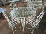 Antieke Franse tuinset met een klein beetje laswerk echt oud, Antiek en Kunst, Curiosa en Brocante, Ophalen