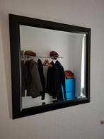 Spiegel brocant zwart, Antiek en Kunst, Ophalen, Rechthoekig, 50 tot 100 cm, Minder dan 100 cm