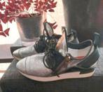 Airstep A.S.98 zilver zwart lederen sneakers 38, Verzenden, Nieuw, Sneakers of Gympen, Grijs