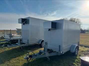 Te huur diverse koelwagens / koelaanhangers beschikbaar voor biedingen