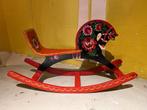 Vintage handbeschilderd hobbelpaard. WD-18., Ophalen of Verzenden, Gebruikt