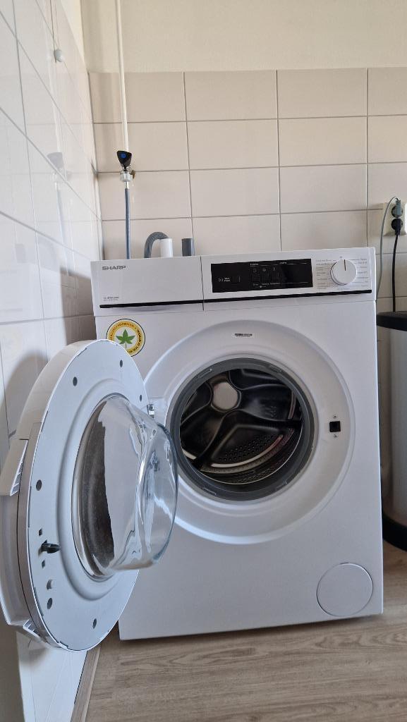 SHARP Wasmachine 8kg, Witgoed en Apparatuur, Wasmachines, Zo goed als nieuw, Voorlader, 6 tot 8 kg, 85 tot 90 cm, 1200 tot 1600 toeren