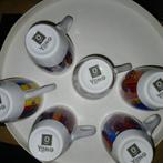 Splinternw Porselein YONG Servies.6 kopjes&schotels compleet, Huis en Inrichting, Keuken | Servies, Nieuw, Ophalen of Verzenden