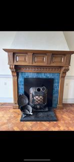 Antieke Hout/Kolen Kachel Jugendstil 1906, Huis en Inrichting, Kachels, Gebruikt, Houtkachel, Ophalen of Verzenden, Vrijstaand
