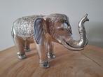 Grote olifant verzilverd brons, Antiek en Kunst, Ophalen of Verzenden, Brons