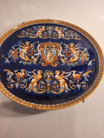 groot wandbord bord schotel Gien decor 32 cm Renaissance beschikbaar voor biedingen