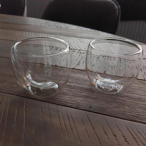 Dubbelwandige glazen van Kaldi / koffiebekers / theeglazen, Huis en Inrichting, Keuken | Servies, Nieuw, Glas of Glazen, Overige stijlen