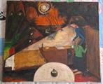 Schilderij 4 van G.W. Weller., Antiek en Kunst, Ophalen