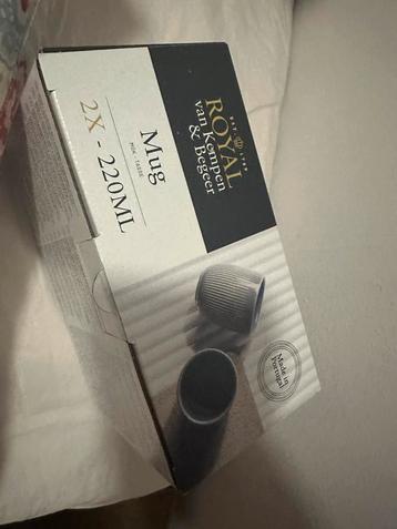 Royal Van Kempen & Begeer mokken 220ml blauw beschikbaar voor biedingen
