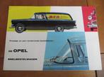 Folder Opel Olympia Snelbetselwagen ca 1958, Opel, Zo goed als nieuw, Opel, Ophalen of Verzenden