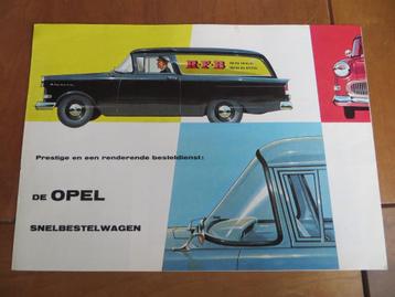 Folder Opel Olympia Snelbetselwagen ca 1958 beschikbaar voor biedingen