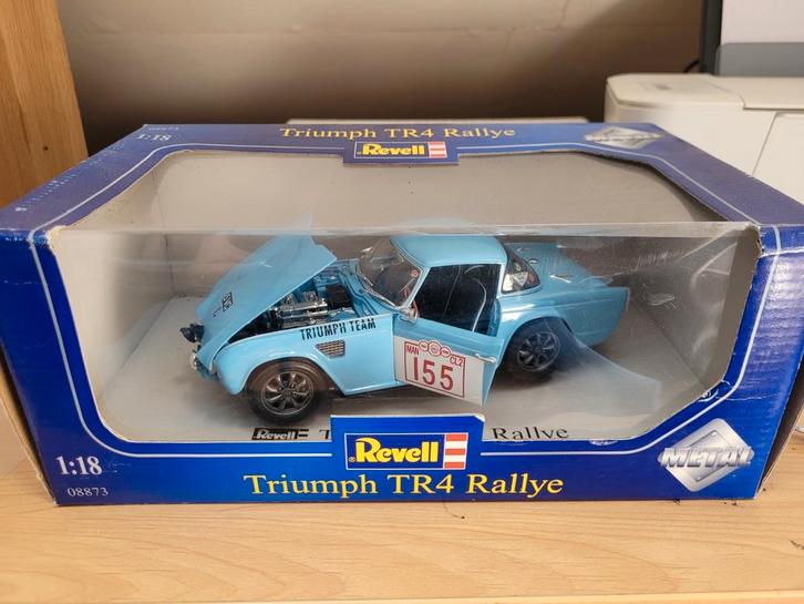Triumph TR4 Ralley 1:18, Hobby en Vrije tijd, Modelauto's | 1:18, Nieuw, Auto, Revell, Ophalen of Verzenden