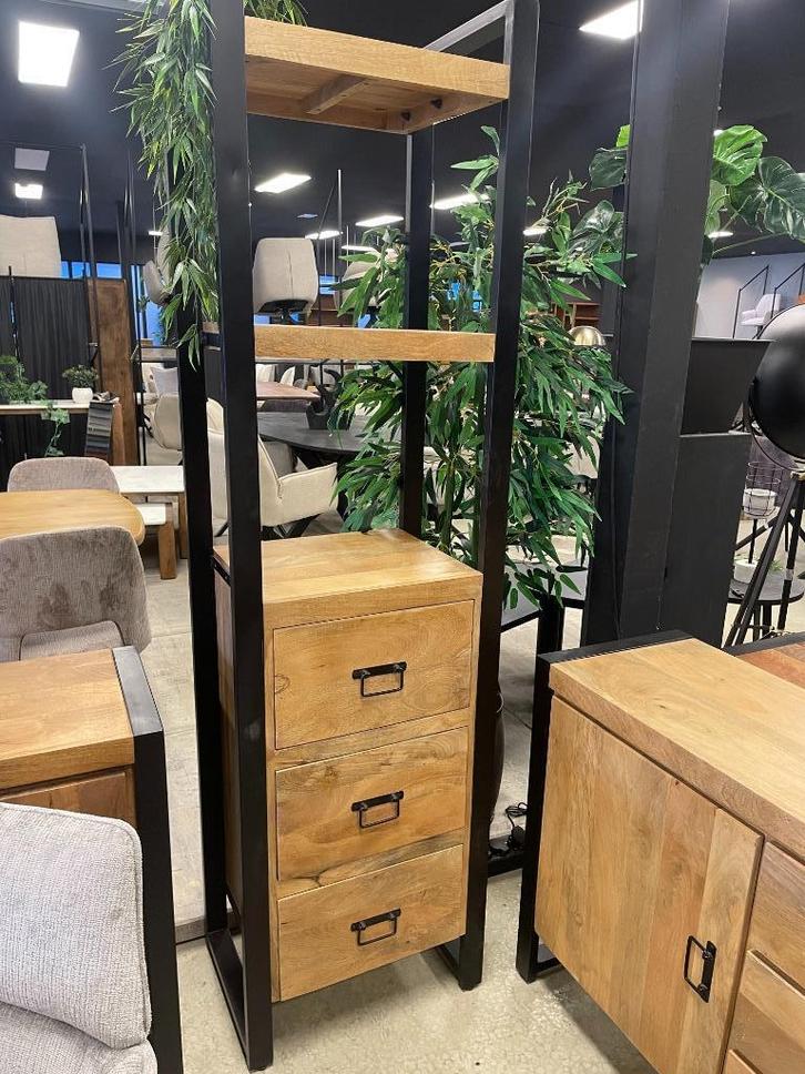 LEEGVERKOOP LUXE 3 LADEN MANGO VOORRAAD BIJ CHEFMEUBEL 299 !, Huis en Inrichting, Stoelen, Nieuw, Vijf, Zes of meer stoelen, Hout