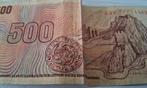 tsjechie  Tsjechoslowakije  500 korun kronen, Ophalen of Verzenden, Overige landen