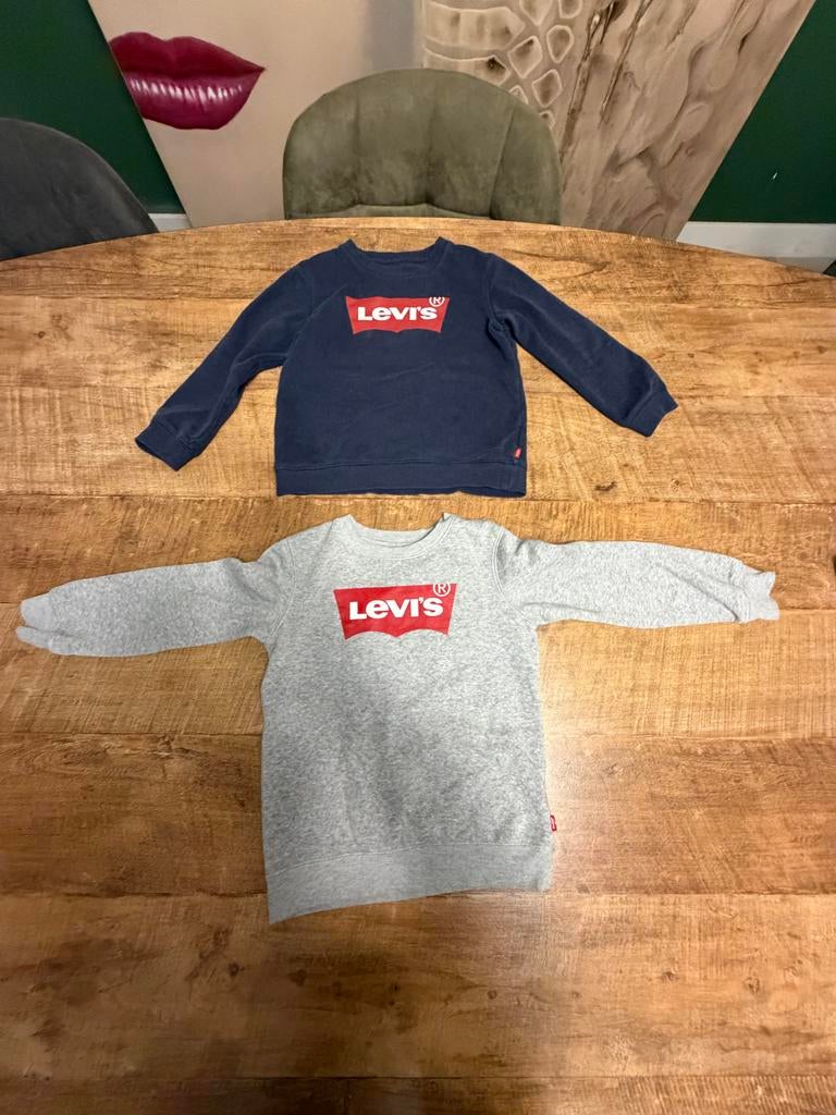 2 Levi's truien in goede staat.    Maat:116 cm, Ophalen of Verzenden, Gebruikt, Jongen of Meisje