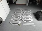 Aluminium halvemaan 13 stuks overzet traptredes met rubber., Ophalen, Zo goed als nieuw