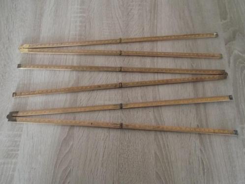 3 stuks Timmermansduimstok, Vouwmeter, Duimstok., Antiek en Kunst, Antiek | Gereedschap en Instrumenten, Verzenden