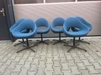 Nog 4x Artifort Shark Blauwe Eetkamerstoelen in nieuwstaat!, Ophalen, Luxe design, Blauw, Zo goed als nieuw