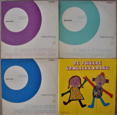 9 LP's Volksdansmuziek, Folk: Nevofoon, Kummel, Meertens ins, Cd's en Dvd's, Vinyl | Pop, Zo goed als nieuw, Voor 1960, 12 inch