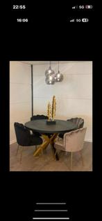 Showmodel! Vissgraat eettafel 130 cm, Ophalen of Verzenden