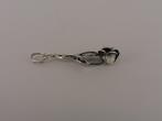 Zilveren roos hanger                                     Z59, Sieraden, Tassen en Uiterlijk, Kettinghangers, Gebruikt, ., Ophalen of Verzenden