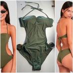 Nieuw: monokini L 40 groen - halter bikini badkleding, Kleding | Dames, Badmode en Zwemkleding, Women Secret, Nieuw, Badpak, Ophalen of Verzenden