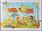 Rob Clous - Energie - zeefdruk in lijst, Antiek en Kunst, Kunst | Litho's en Zeefdrukken, Ophalen