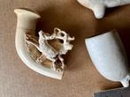 Pijpekopje met twee hazen, Antiek en Kunst, Curiosa en Brocante, Ophalen of Verzenden
