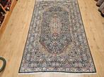 Vintage handgeknoopt perzisch tapijt kirman 248x150, 200 cm of meer, 100 tot 150 cm, Gebruikt, Rechthoekig