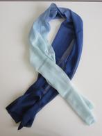 Vintage Sjaal blauw gradient, overlopend van kleur, Kleding | Dames, Mutsen, Sjaals en Handschoenen, Ophalen of Verzenden, Sjaal