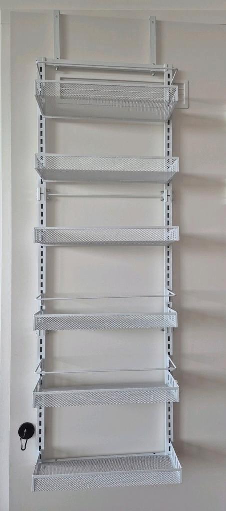 6 Level White Pantry Organizer Shelf, Huis en Inrichting, Kasten | Vitrinekasten, Zo goed als nieuw, Minder dan 100 cm, 50 tot 100 cm
