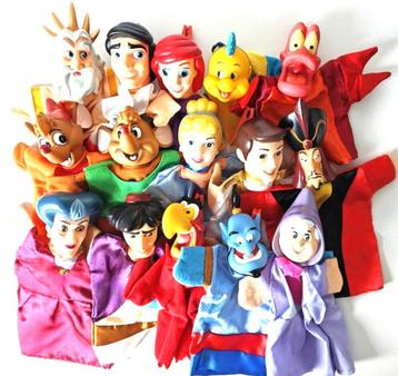 15 Disney Poppenkastpoppen / Handpoppen. beschikbaar voor biedingen