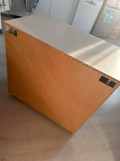 Witte Ikea Ladekast met 3 Lades, Huis en Inrichting, Kasten | Ladekasten, Gebruikt, Minder dan 100 cm, 50 tot 100 cm, 25 tot 50 cm