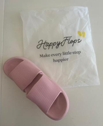 Nwe ongedragen roze en beige HappyFlops mt 40/41 €17,5/paar beschikbaar voor biedingen