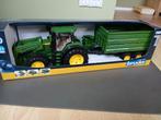 Bruder John Deere Tractor met Aanhanger, Kinderen en Baby's, Speelgoed | Overig, Ophalen, Nieuw, Jongen of Meisje