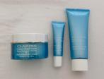 Nieuwe set hydraterende verzorging van Clarins, Ophalen of Verzenden, Nieuw, Gehele gezicht, Verzorging