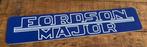 FORDSON MAJOR  reclamebord kenteken plaat formaat  52x11 cm, Ophalen of Verzenden, Zo goed als nieuw, Auto's