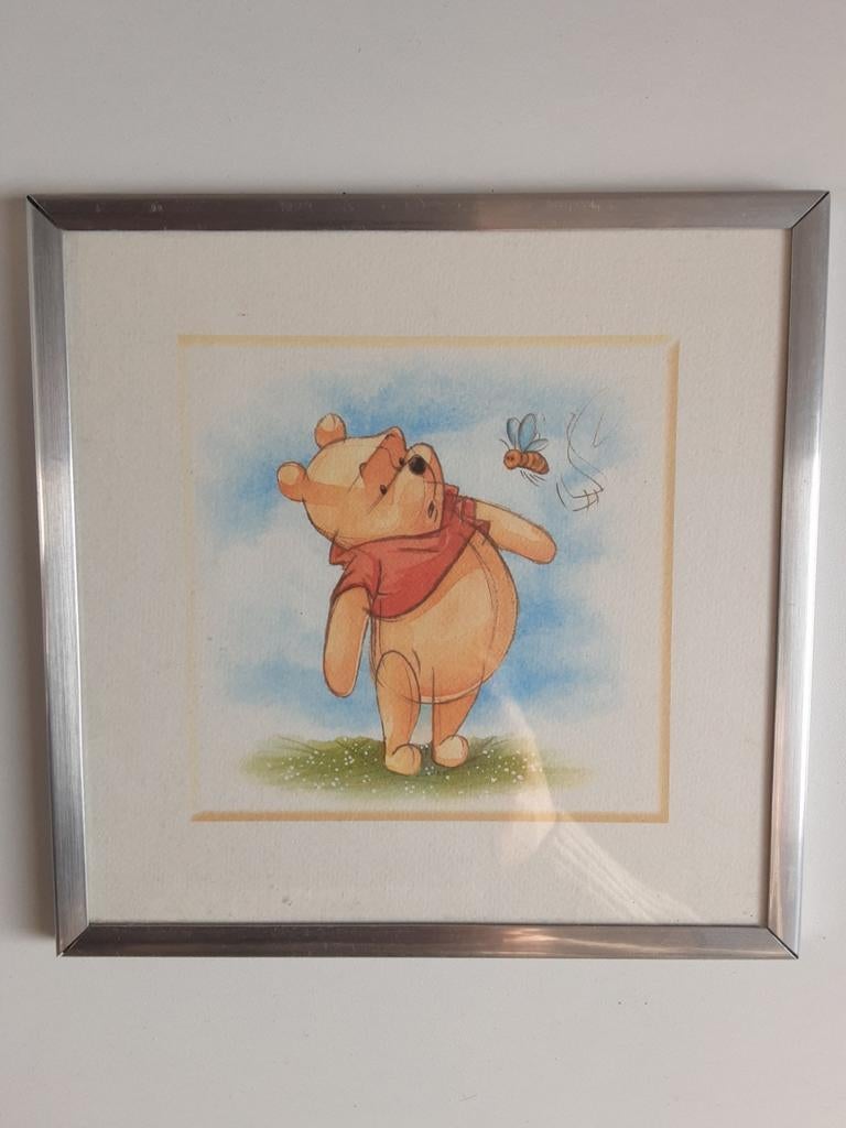 Winnie de Poeh afbeelding in lijst, Ophalen of Verzenden