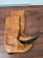 Mooie leren dameslaarzen, Hoge laarzen, Bruin, Ophalen of Verzenden, Gedragen