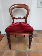 Antieke mahonie eetkamer stoelen 5stuks, Ophalen