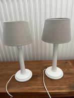 2 houten nachtkastlampjes laura ashley, Ophalen of Verzenden, Gebruikt