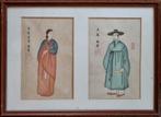 Prachtig Koreaans schilderij man / vrouw, Antiek en Kunst, Ophalen of Verzenden