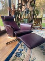 Prominent twist relax fauteuil als Nieuw, Huis en Inrichting, Fauteuils, Ophalen, Minder dan 75 cm, Leer, Zo goed als nieuw