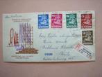 DBM  FDC E2 met aantekenstrookje Rotterdam, Postzegels en Munten, Ophalen of Verzenden, Beschreven, Nederland