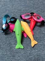 Zwembrilletjes, 2 stuks een roze en een blauwe, Kinderen en Baby's, Kinderkleding | Kinder-zwemkleding, Ophalen, Gebruikt, Jongen of Meisje