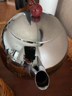 Bredemeijer dubbelwandige Theepot met warm Rode Details, Huis en Inrichting, Keuken | Keukenbenodigdheden, Ophalen of Verzenden